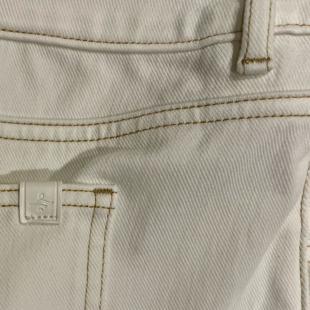 Halara Flex Asymmetric Low Rise Zipper Pockets Baggy White XL Petite - Picture 10 of 14